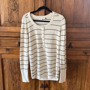 Prana striped Henley top